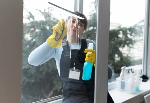 Nettoyage de vitres intérieures et extérieures à Saint-Maurice-en-Gourgois